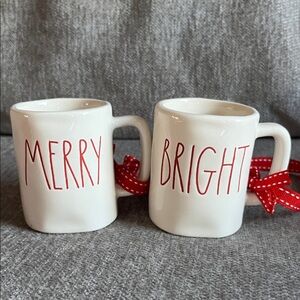 Merry and Bright Holiday Mugs